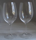 2 Riedel Vinum Crystal Wine Glasses 9  Tall 3  Top Diameter New No Box