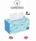 Kleenex Trusted Care Everyday Facial Tissues  Family Box - 10 Boxes - 230 Per   