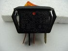 Carling Toggle Switch Spst Lra911-c T55  Amber Lighted 240v Ships The Same Day