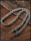 Vintage 925 Sterling Solid Silver Dragon Chain Necklace For Men Fashion Jewelry