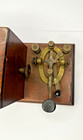 J  H  Bunnell Telegraph Box Relay   Key On Board 150 Ohms - P   R Oil Co - Works
