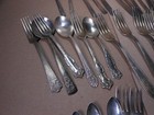 Lot Of 97 Pieces Of Assorted Mixed Vintage Silverplate - Spoons Forks
