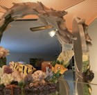 Underwater Mirror Sculpted  3d Effect  Framed Vibrant Coral Reef   Dolphins