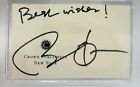Barack Obama Signed Cut    best Wishes    Early Signature Psa dna Autographed 