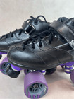 Rock Skates Gt-50 Black Roller Skates Size 7 M  8 W  Usa Sure Grip Roller Derby