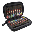 Fishing Lure Metal Spinner Bait Bass Tackle Crankbait Spoon Trout Bass 16pcs set