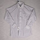 Vtg Deadstock Sears Roebuck Dress Shirt 16 32 33 Mens Multicolor Striped 70s 80s
