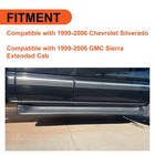 Rocker Panel Guard Compatible With 1999-2007 Silverado Gmc Sierra