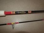 Rare Vintage Original Harnell Model 802 Medium Act Carbon Allot Tip  2 Pc 8 Ft