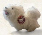 Melissa   Doug Plush White Maltese Dog Stuffed Animal 12   x15    Life Like