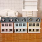 Dollhouse Miniature 1 12 Scale Cute Wooden Villa Furniture Doll House Accessory