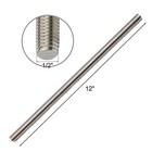 12inch Stainless Steel Threaded Rods  1 2 -13 Fully All Threaded Rods  pack Of 4