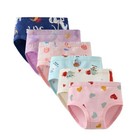 6 Packs lot Toddler Girl s Cotton Underwear Briefs Kids Panties 2t 3t 4t 5t 6t7t