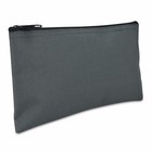 Deposit Bag Bank Pouch Zippered Safe Money Bag Organizer In Gray