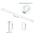 6 Set Cabinet Door Restraint Kit Door Hinge Limiter With Screws 1 5mm X 30cm