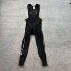 Louis Garneau Bib Tights Mens L Black Micro Fleece Lined Chamois Cycling Biking