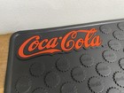 Set Of 2 Vintage 1990s Coca-cola Red And Black Rubber Multipurpose Utility Mats