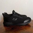 Skechers Shoes Work Squad Sr Slip Resistant Sneaker Black Womens 8 5 Nwot