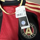 Adidas 2023-24 Atlanta United Fc 17s Home Jersey Black red Kids M Medium New  70