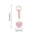 Pendant Keychain Bag Keyring Key Chain Charm Heart Crystal Rhinestone Handbag   