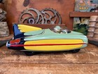 Vintage 1950 s Tin Friction Jet Racer Space Car Made In Japan By Tkk