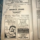 Vintage Auditorium Theatre Programs Lot  7  1940s Hamlet Program With Signature