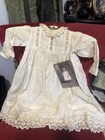 Antique Edwardian Era Childs Dress With Original Photo Of A Child Wearing Dress