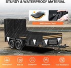 7 X 12 Windproof Fits 7 apos w X 12 apos l Dump Utility Trailer  Black 