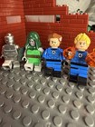 Lego Marvel Comics Abnormal Custom Fantastic Four Base Set Minifigure Check Des
