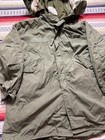 Vintage Army Jacket Large M-65 Fishtail Parka Og 107 Extreme Cold Weather 80s