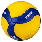 Mikasa V200w 2019 Official Fivb Indoor Volleyball - Blue yellow