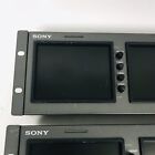 Lot Of 3 Sony Lmd-5320 Rack Mount Triple 5  Lcd Pro Broadcast Monitor  Untested