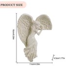 Handcrafted Resin Angel Wings Figurine Door Frame Ornament For Home Decor