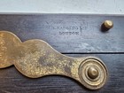 Naval Navigation Parallel Ruler 9 ebony And Brass W h harling Ltd London Antique