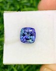 10 Ct   Extremely Rare Natural Blue Tanzanite Cushion Certified Loose Gemstone