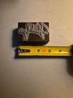 Vintage Letterpress Printing Block - Thank You  2 3 4  X 1 5 8  Ex