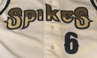 Brian Friday 6 State College Spikes Game Worn Jersey Wilson White Milb