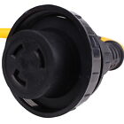 Rv 15 Amp Male To 30 Female Twist Lock L5-30r Power Cord Adapter Electrical 120v