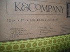 K   Company 12x12 Carolyn Gavin Greenhouse Specialty Paper Pad 28 Sheets