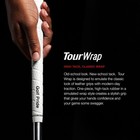 Golf Pride Tour Wrap 2g Golf Grips Midsize White - Set Of 13 - High Tack