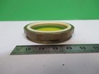Large Optical Yellow Glass Filter Optics As Pictured  w9-b-47