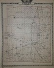 Old 1876 Map Clark Co  Illinois   City Of Paris - Edgar Co  On Reverse