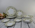 12 Replacement Pieces Of Meito China Hand Painted Floral Set
