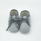 Hermes Baby Infant First Shoes Cashmere 100  Gray Used 0336 Authentic From Japa