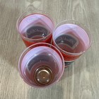 Lot Of 3 Vintage Black Label From Carling Beer Glass 5 25  Tall 10 Oz