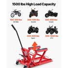 Uimoso Hydraulic Motorcycle Lift Jack 1500 Lbs For Atv And Street Bikes