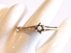Antique Ostby Barton Ob 14k Yellow Gold Ring Mount W Rare Maltese Cross Mark