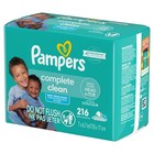 Pampers Fresh Baby Wipes Scented  3-pack 216 Wipes