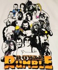 New - Wwe Wwf Royal Rumble T-shirt  White Pro Wrestling  Sz  Xl - Nwt