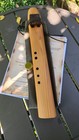 Native American Style Drone Flute Key Of A 432 Hz Handmade Cedar Double   Bag